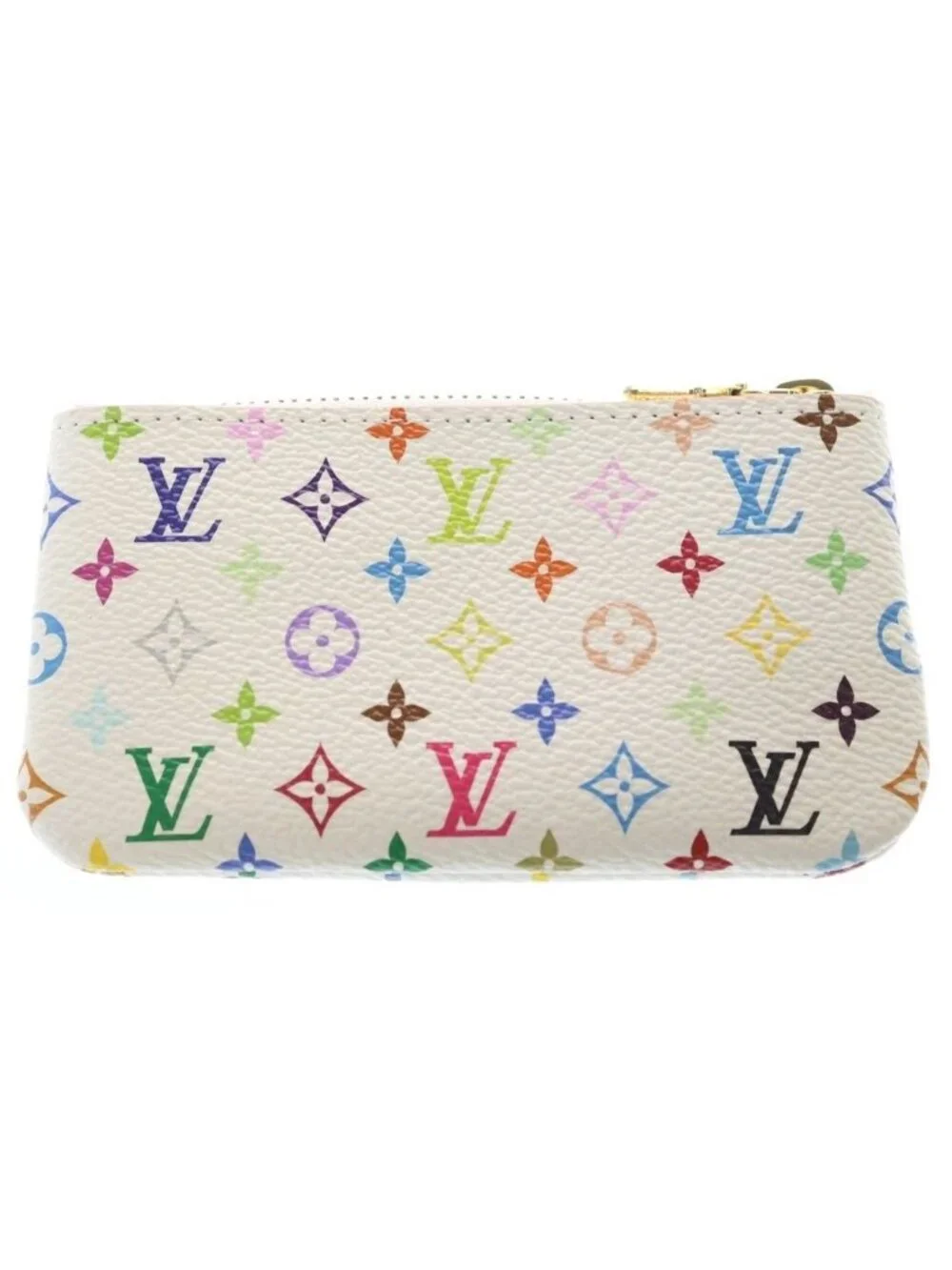 Louis Vuitton TM Card Key Case Pochette Cles Multi Key Holder